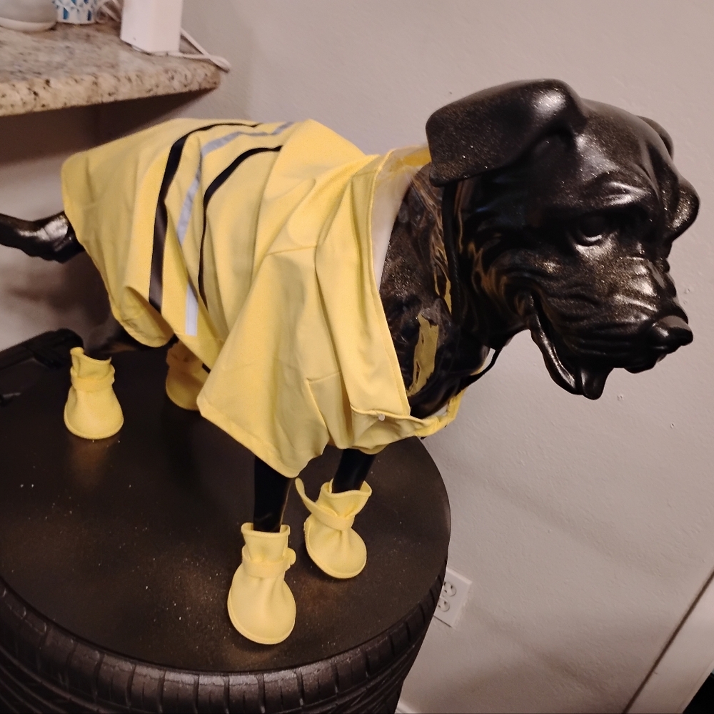 Dog Raincoat and Rainboots